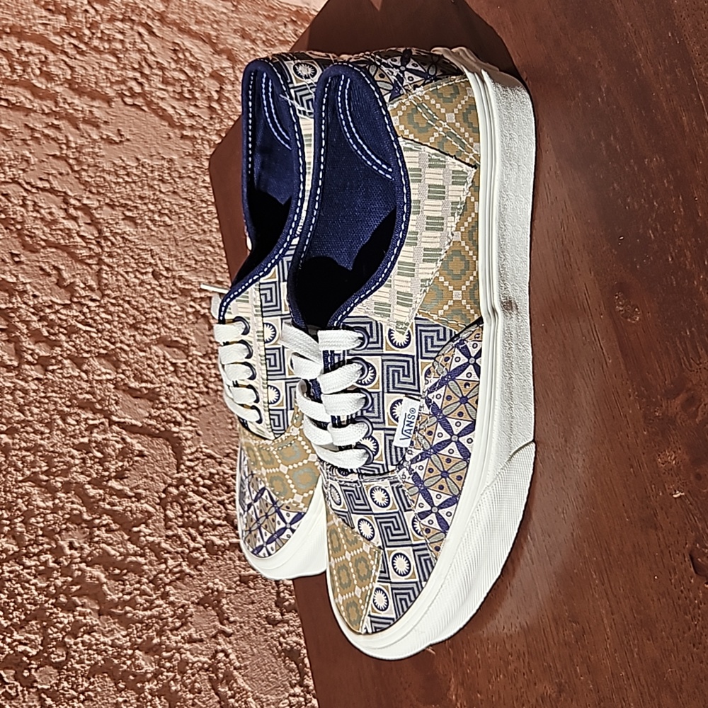 Vans authentic Patchwork Unisex sneakers tennis shoes size M6.5 /Wo'n 8 - Picture 3 of 14